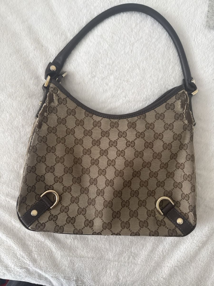 Gucci Borse da donna: Gucci Handtasche, Canvas-Leder. Gebraucht – Usato da St. Gallen venduto da SYu_1122 1