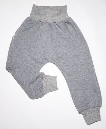 Winter/Fleece Pumphose mit Unifarbe - Grau Gr.86/92 NEU