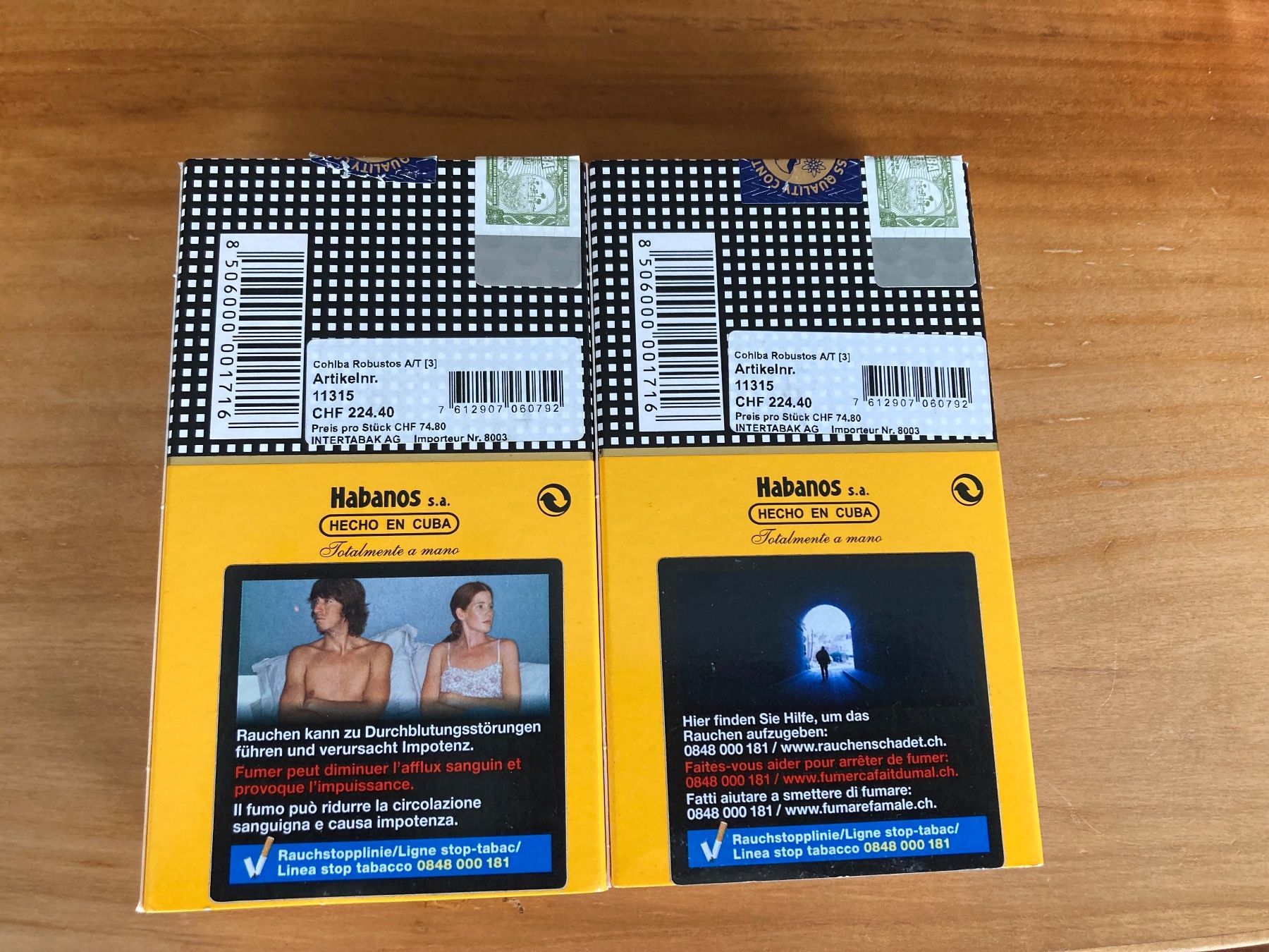 Cohiba Sigari: Cohiba Robusto – Usato da Teufen AR venduto da Partagas69 1