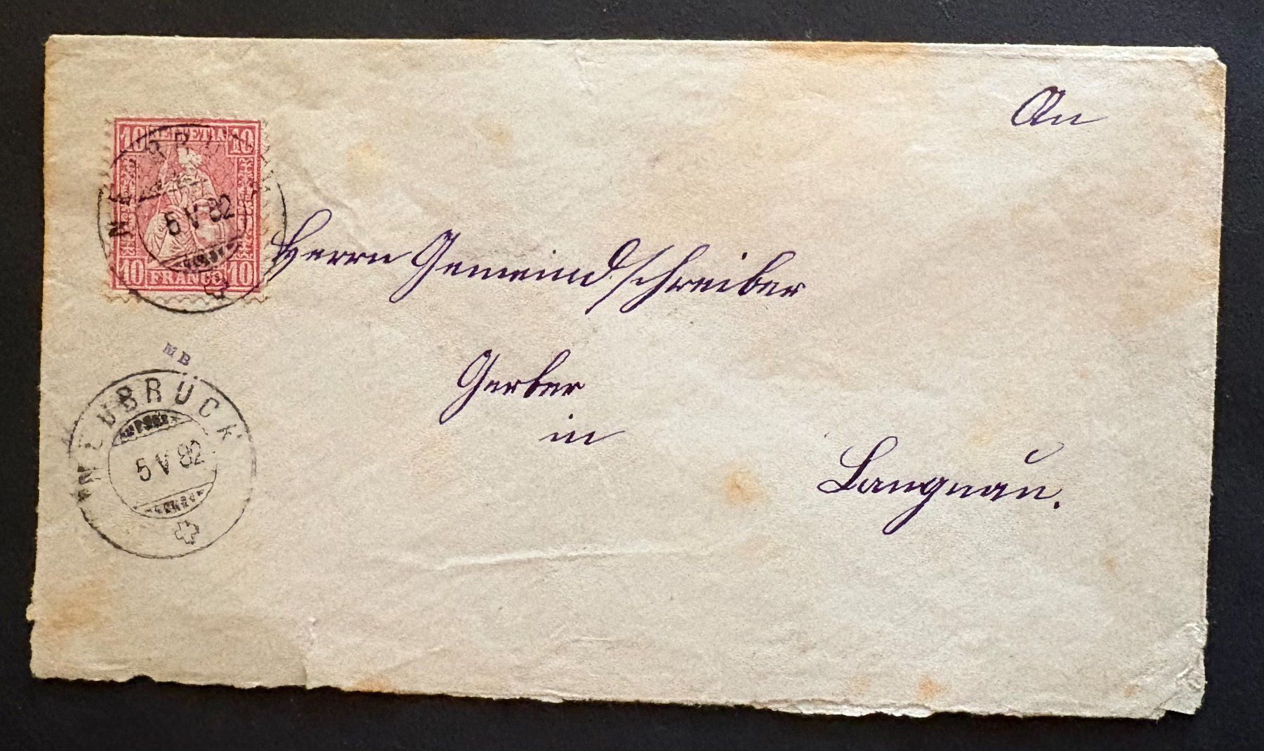 Tutti i francobolli: BRIEFUMSCHLAG 1882 – Usato da Ostermundigen venduto da Heavenmaus75