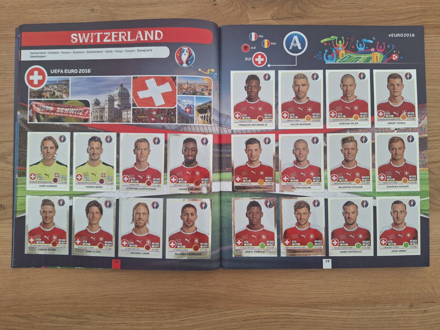 Panini Alben: PANINI EURO 2016 – Gebraucht aus St. Gallen von Matrix023 1