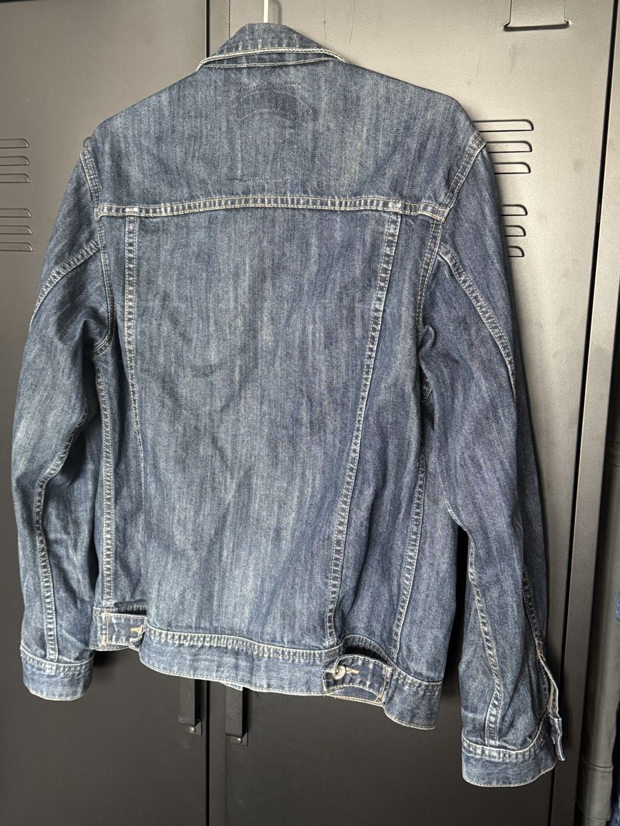 Giacche: Stylish Angelo Litrico Denim Jacket - Size L, Blue – Usato da Effretikon venduto da expiredrice 3