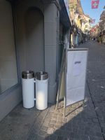 PASEND ZUM USM Bistro  Büro oder  Laden Abfalleimer  DUO
