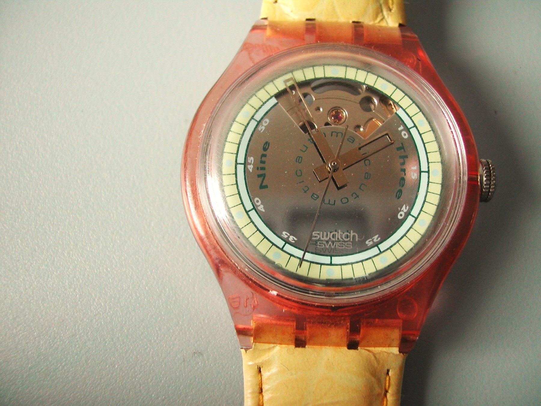 Swatch Orologi: SWATCH AUTOMATIC - 1991 - NINE THREE – Usato da Castel San Pietro venduto da Gchico