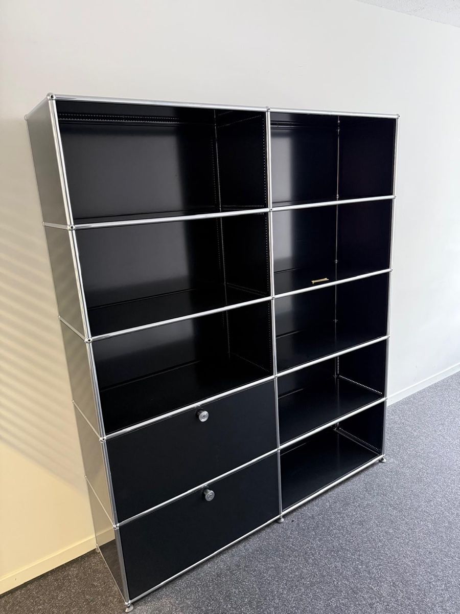Scaffali: USM Haller Regal Schwarz – Usato da Grenchen venduto da Design-Outlet 2