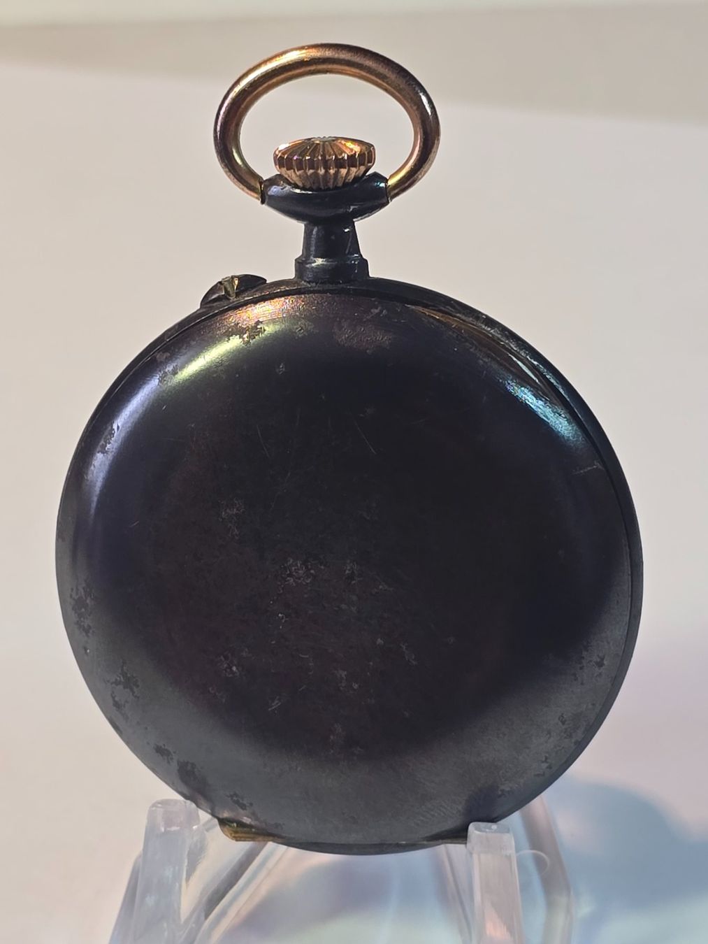 Orologi: Taschenuhr mit schwarzem Gehäuse  läuft – Usato da Ennetbürgen venduto da 50shafali53 1