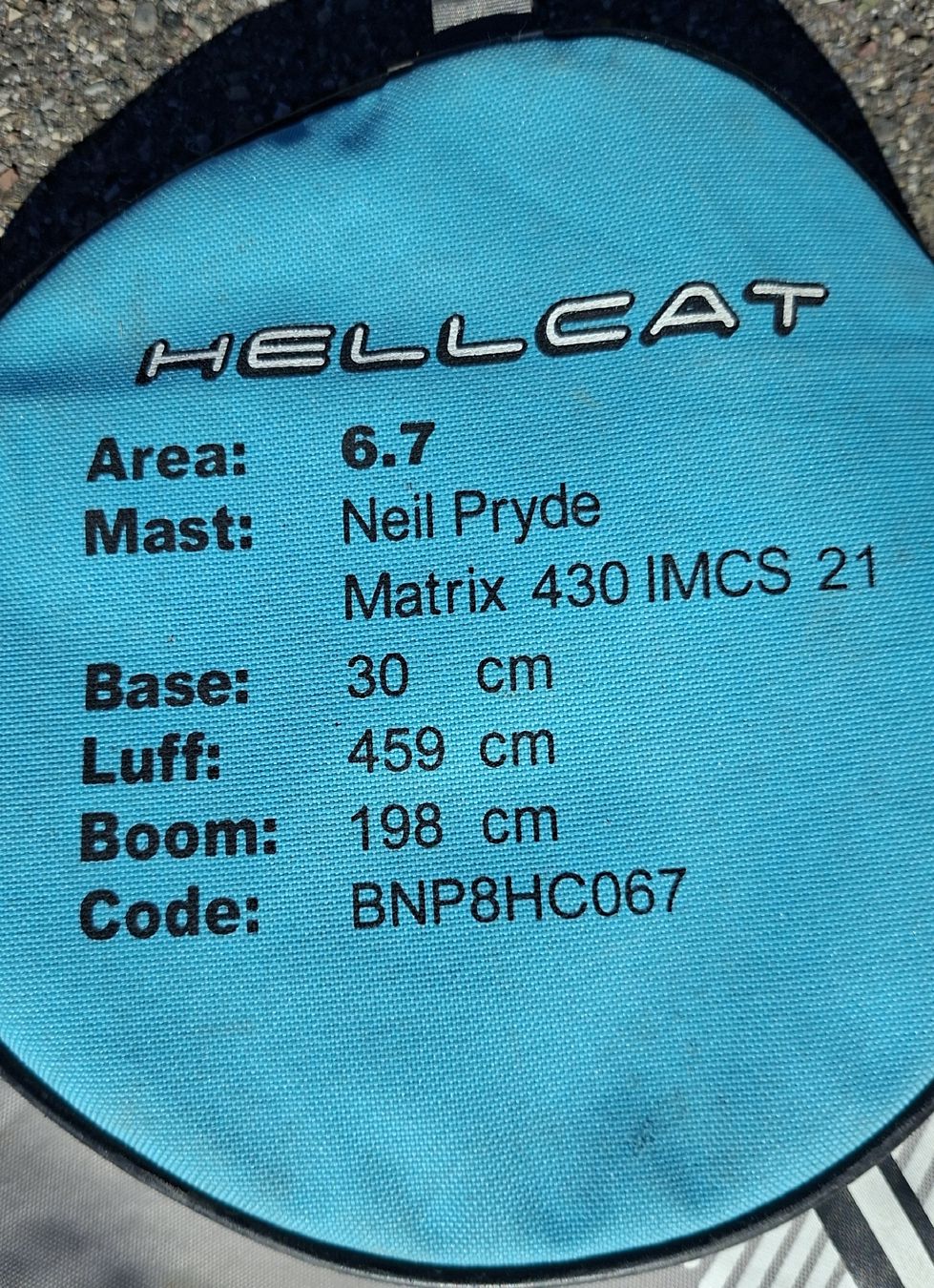 Surf:  Neil Pryde Hellcat 6.7m – Usato da Fällanden venduto da Nmustang 2
