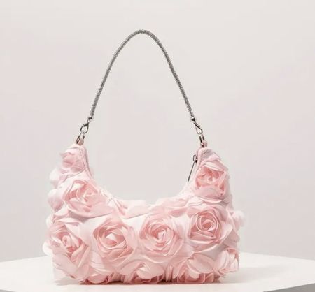 🌸 Süess! Handtasche mit Rosenmuster, nie gebraucht.