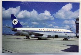 Postcard Boeing 737-229 Air Djibouti
