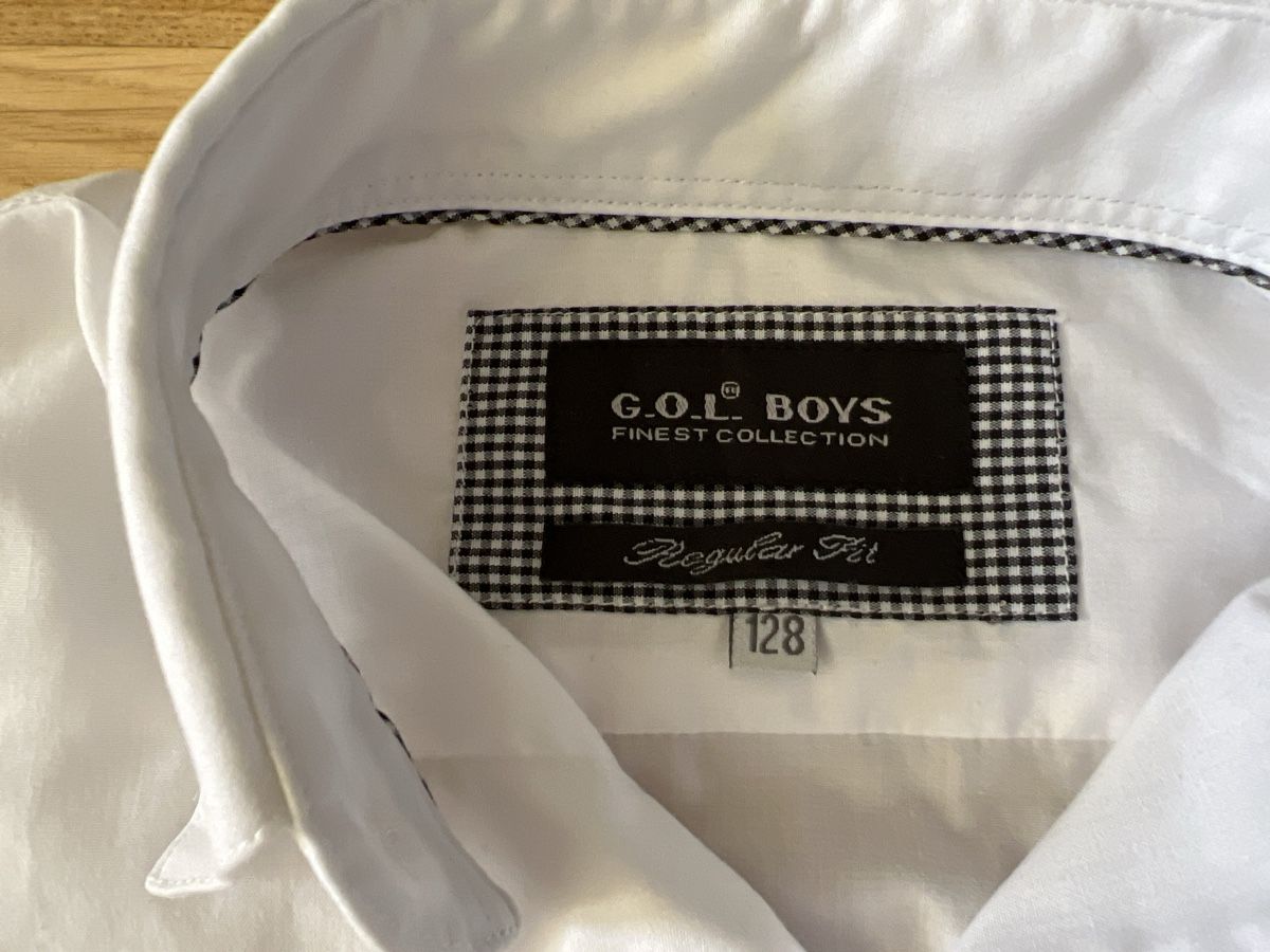 Chemises, T-shirts & Polos: Hemd weiss - Grösse 128 – D'occasion à Zuchwil par Commander0 1