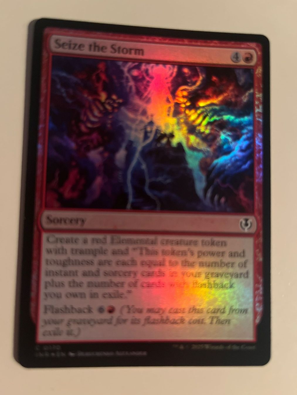 Magic The Gathering Carte collezionabili: 1 x Seize the Storm - FOIL - Magic: The Gathering - MtG – Usato da Kriens venduto da Shadi1980