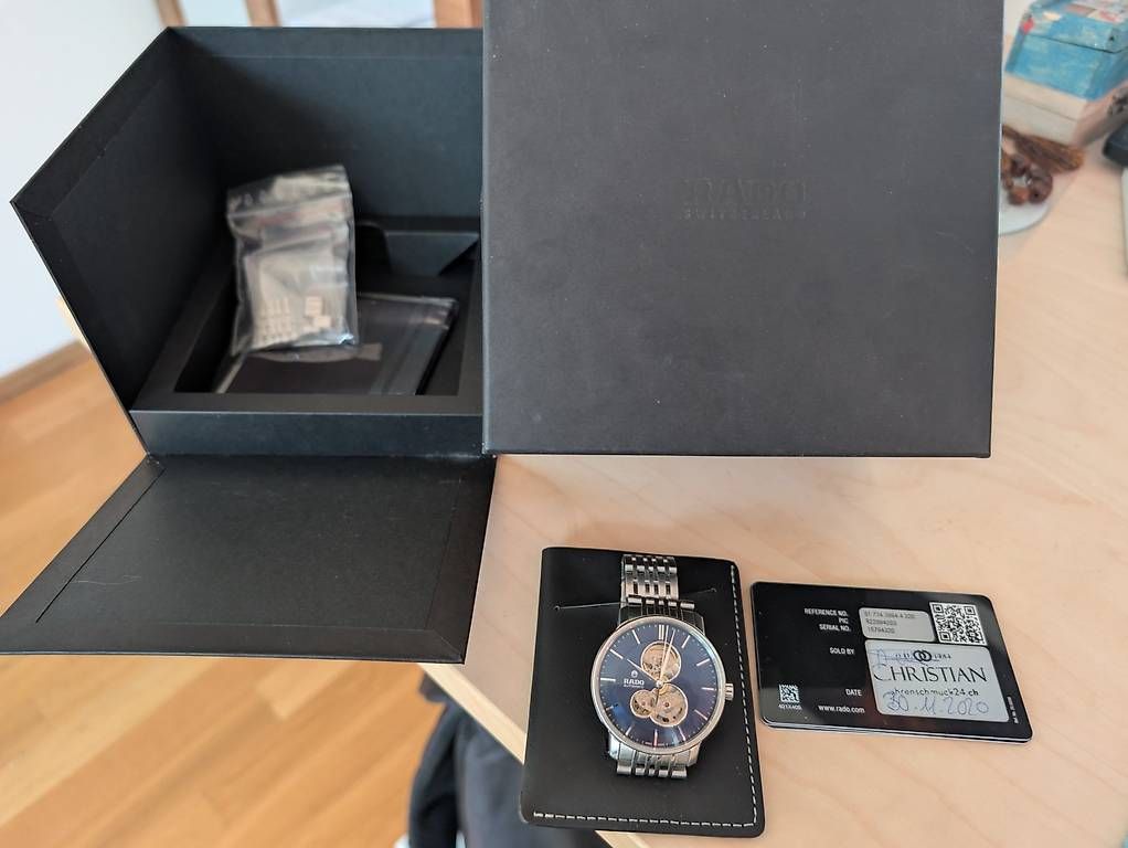 Orologi: Rado Coupole Classic Open Heart Automatic Set complet – Usato da Dübendorf venduto da delifot 1