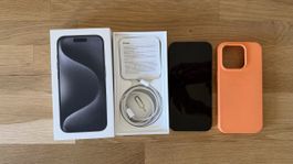 Apple iPhone 15 Pro 256GB Black Titanium | Box, Cable & Case