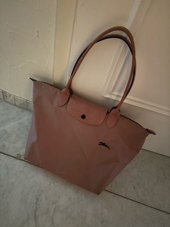 Longchamp Tasche rosa Puder Handtasche le pliage bag shopper