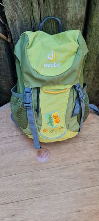 Kinderrucksack Deuter Waldfuchs grün guter Zustand