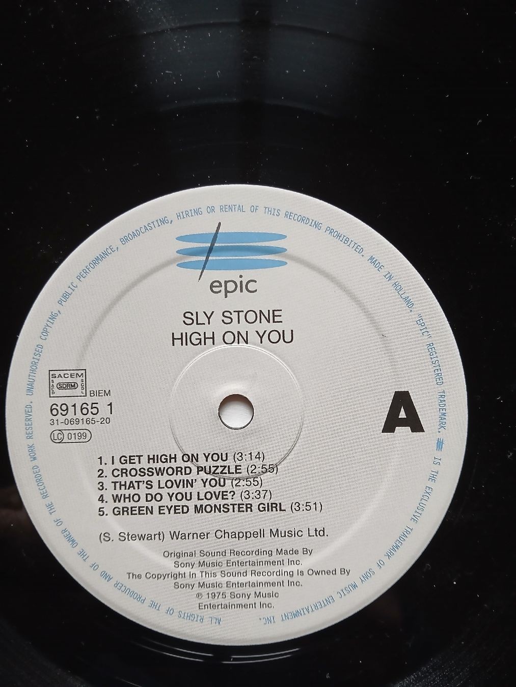Dischi in vinile: Sly Stone - high on you – Nuovo (secondo la descrizione) da Lausanne venduto da Soulbrother 3