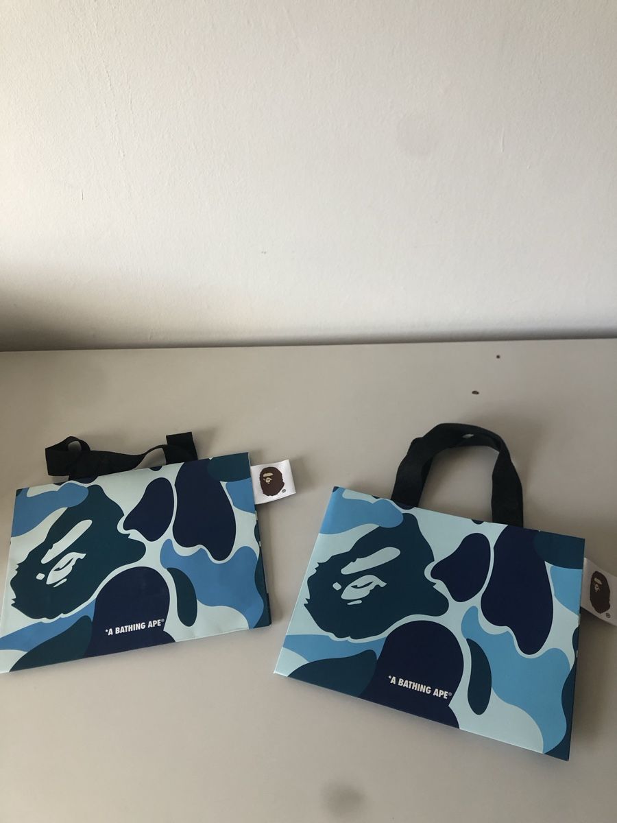 Bape Borse: Bape shopping bag x2, neuf! – Nuovo (secondo la descrizione) da Reconvilier venduto da oliver008 1