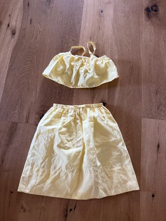 Zara Set Grösse 122cm 6-7 Jahre Buttergelb 😍