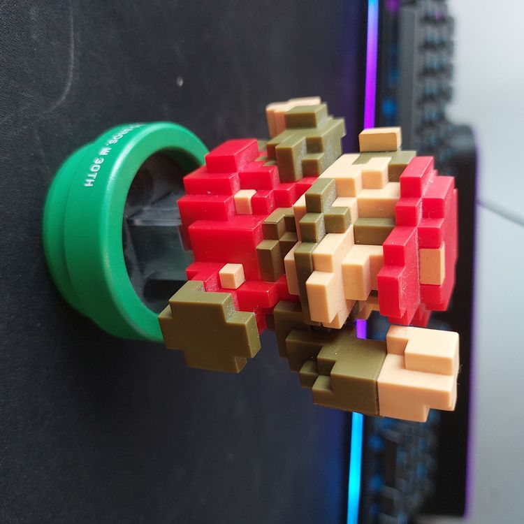SUPER MARIO MAKER AMIIBO LIMITED TEE SHIRT MAGNET PORTE CLE AMIIBO MARIO PIXEL