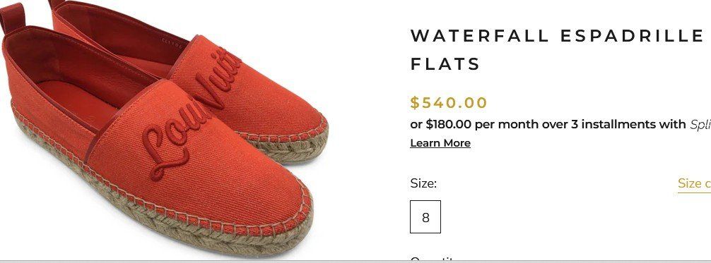 Dior Damenschuhe: Louis Vuitton Espadrilles 38,5 – Gebraucht aus Collonges von Auganien 8
