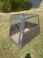 Dog box auto metal and wood