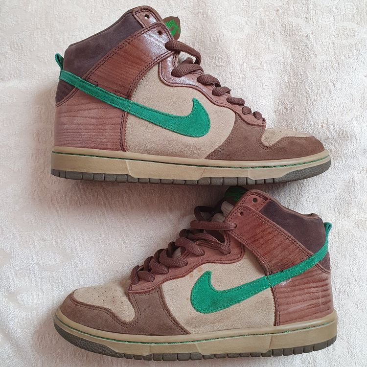 nike sb dunk high wood deck