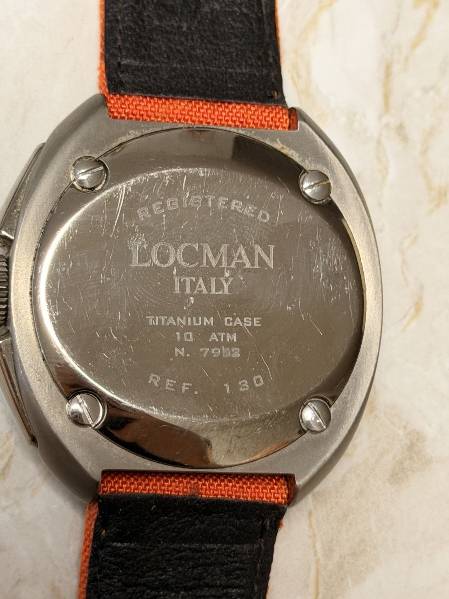 Orologi: Locman Mare Chronographe Titanium  ORANGE – Usato da Grenchen venduto da 24.07LD 2