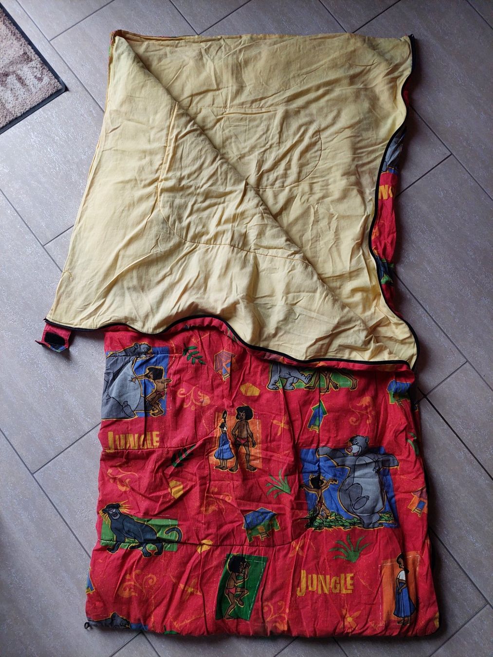 Sacchi a pelo: Kinder-Schlafsack Dschungelbuch Mogli – Usato da Dürrenäsch venduto da mogbo18 1