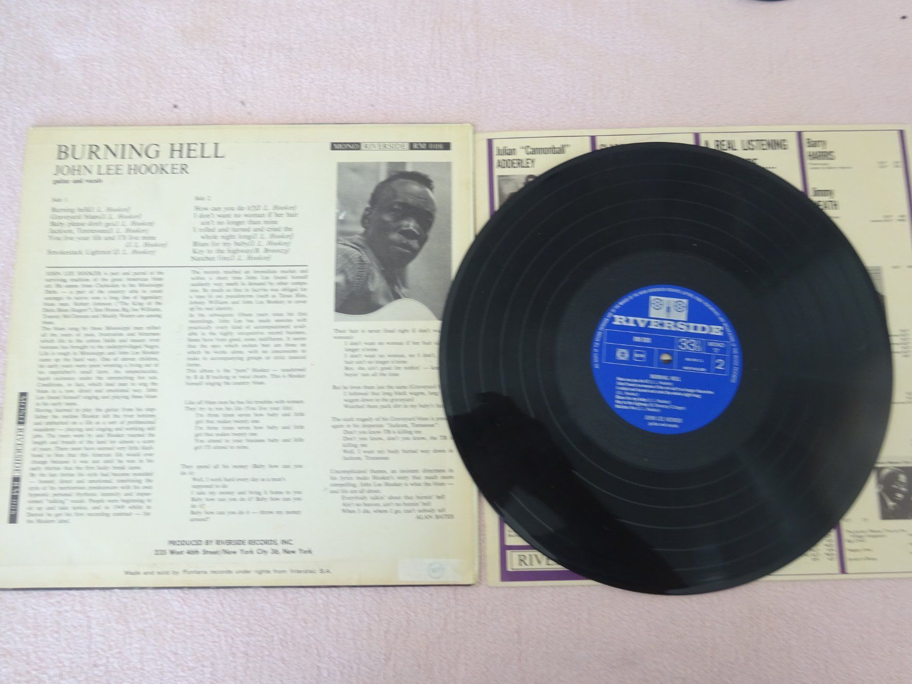 Dischi in vinile: JOHN LEE HOOKER ** BURNING HELL ** ORIG. 1964 ** AKTION 37.- – Usato da Luzern venduto da xrayspex99 4