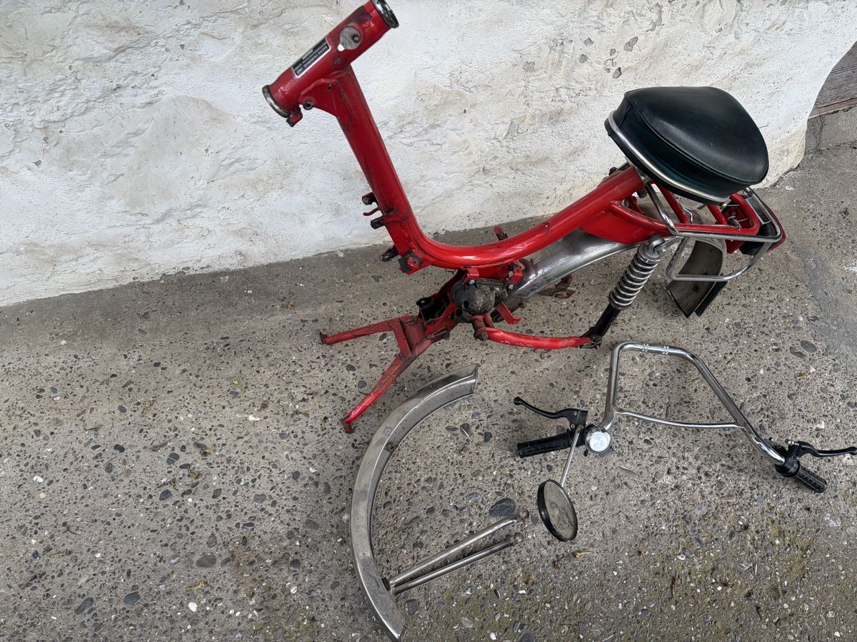 Sachs Mofa-Ersatzteile: Mofa Sachs 623/50 Cross Rahmen mit Ausweis – Gebraucht aus Latterbach von Bbutz98 1
