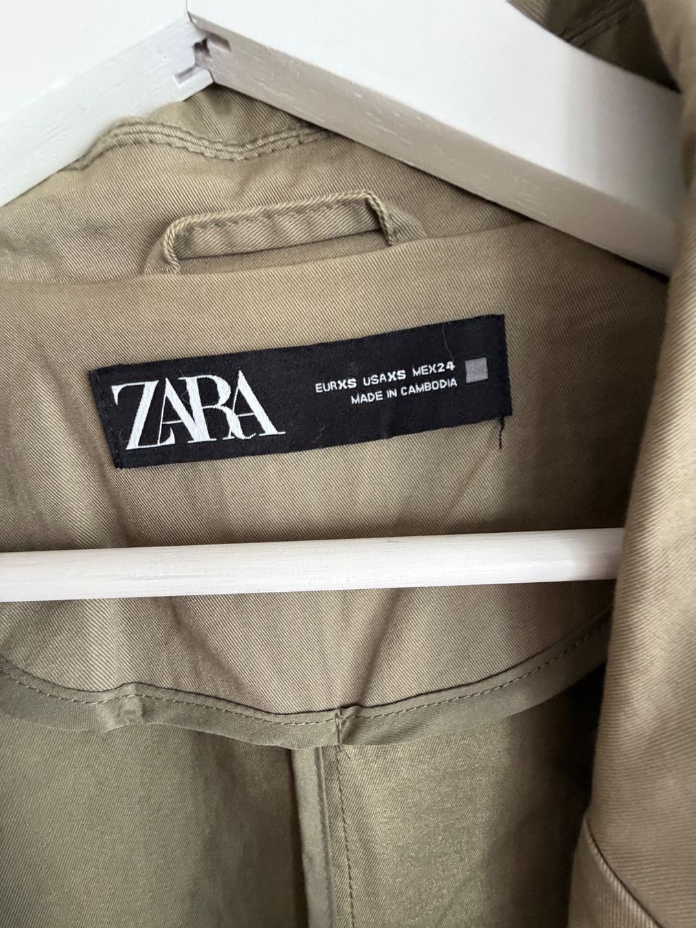 Zara Mäntel: Zara Trenchcoat olive – Gebraucht aus Luzern von maz_jq6n 3