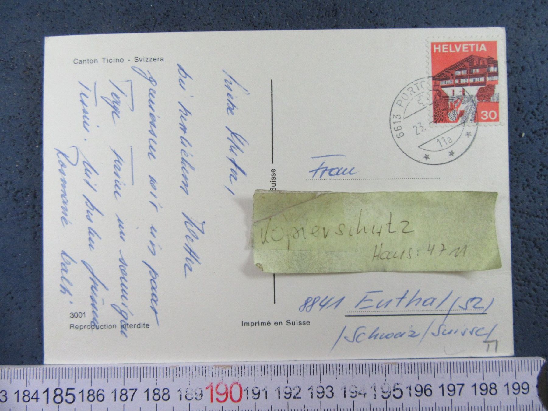 Cartoline postali: SALUTI DAL TICINO TI AK – Usato da Ettingen venduto da Hausi4711 1