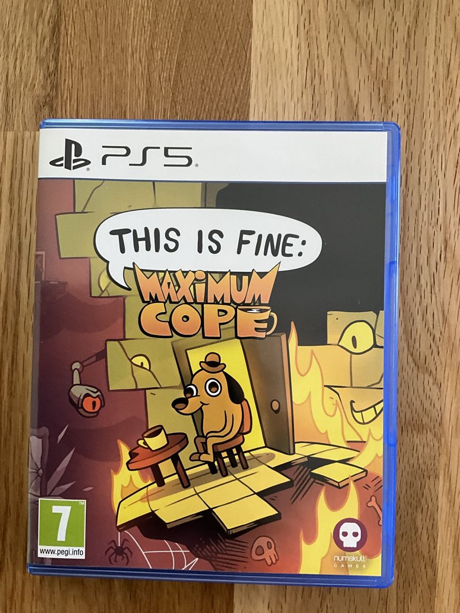Giochi: PS5 This is Fine Maximum Cope Spiel  – Usato da Luzern venduto da Eureedudeheit