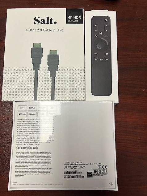 Apple Systèmes audio & multimédias: Apple TV 4K 32 Go - Neuve - Complète – Neuf avec emballage d'origine à Cressier NE par Gibb22 1