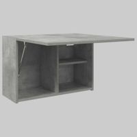 vidaXL Bad-Wandschrank Betongrau 60x25x40 cm Holzwerkstoff