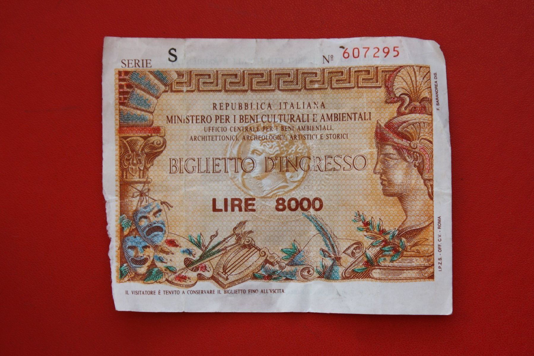 Banknoten: currency biglietto  italien – Gebraucht aus Laupen BE von Gufi57