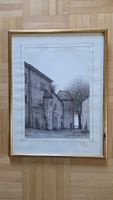 Lithographie Jacques Deperthes gerahmt