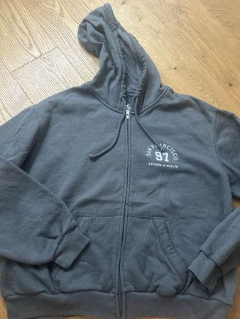 Hollister Hoodie Gr. M dunkelgrau