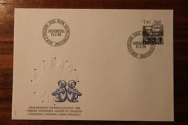 Schweiz 1986 - FDC - Tierkreiszeichen-Zwillinge