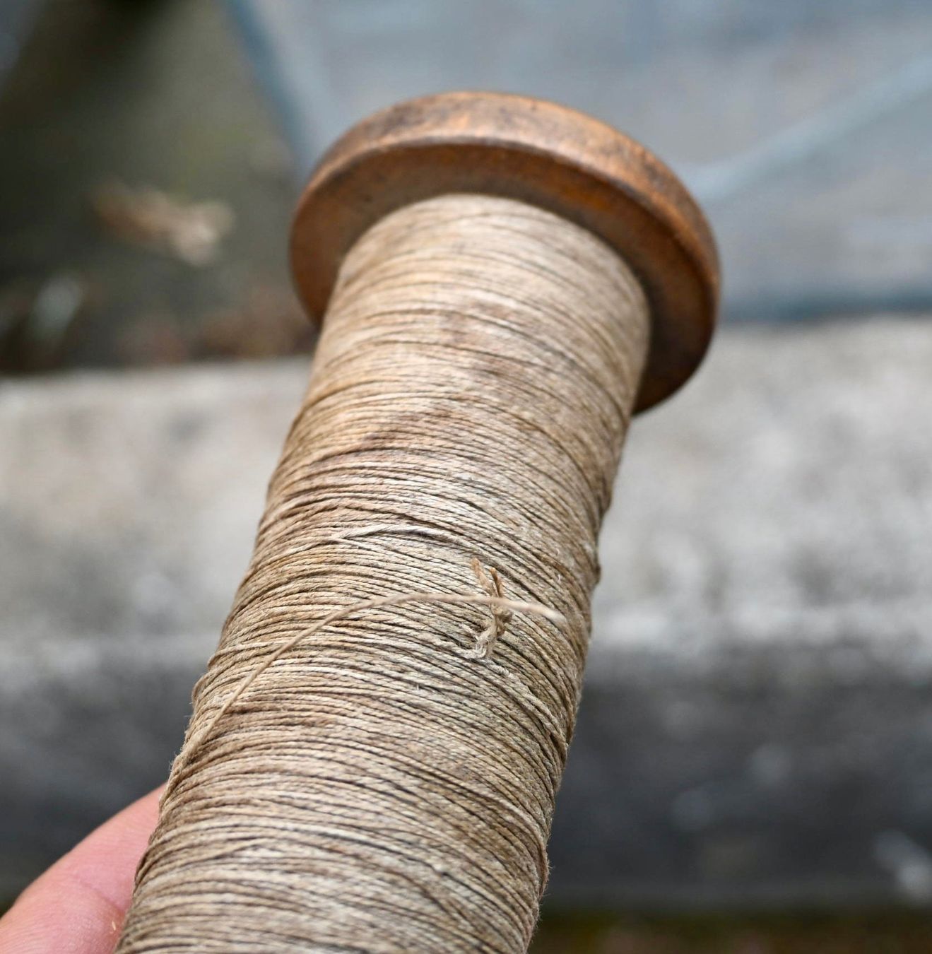 Articles en bois: antike Industrie Holzspule mit Garn Länge 17cm – D'occasion à Pfaffhausen par mono_rec 8