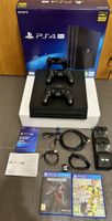 PS4 Pro 1TB + 2 Controller + 2 Spiele + OVP–Uncharted/FIFA