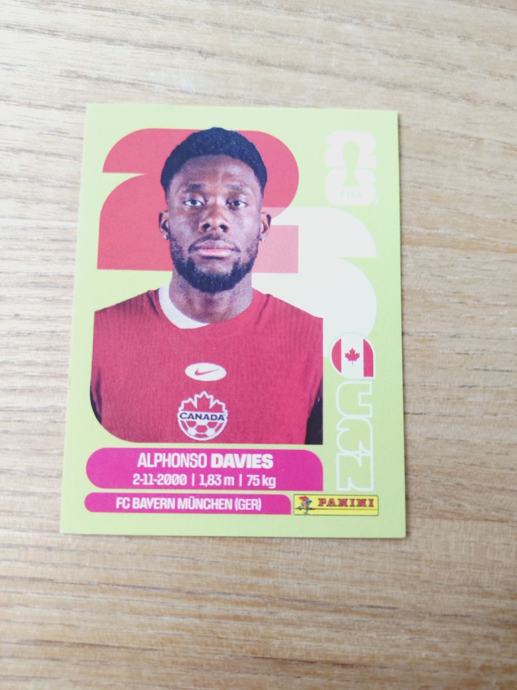 Panini Cartes à collectionner: CAN 3 Alphonso Davies Panini Sticker  – Neuf avec emballage d'origine à Steinmaur par Cinderella309