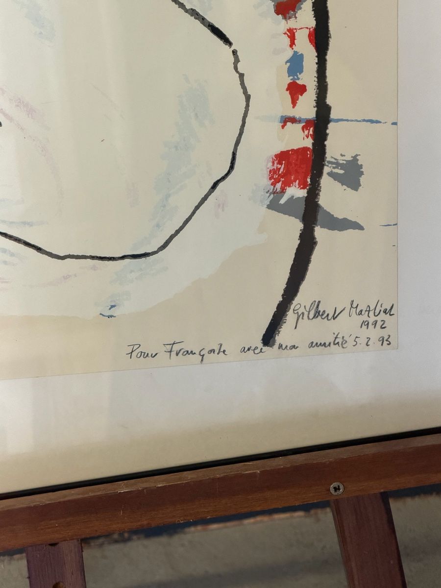 Grafica & Litografie: Lithographie Gilbert Matial signée encadrée – Usato da montreux venduto da Always-Good 1