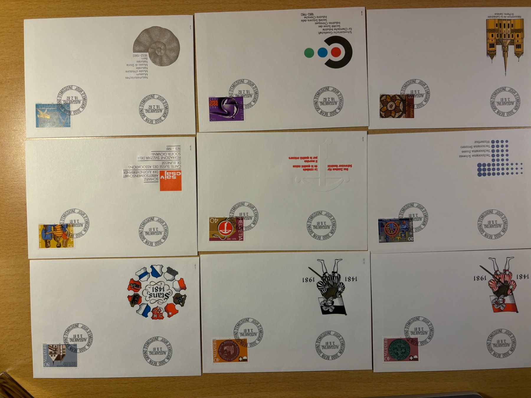 Tutti i francobolli: 57 FDC-Briefe mit Einzelmarken, 1960-1982,u.a. Eisvogel 1966 – Usato da Ins venduto da marbodan 3