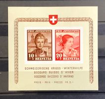 1941 - Pro Juventute Block - Postfrisch **  Kat.130