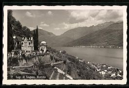 Morcote /Lago di Lugano, Teilansicht des