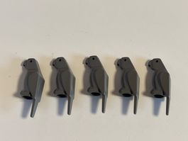 LEGO - 5 x  graue Papageien
