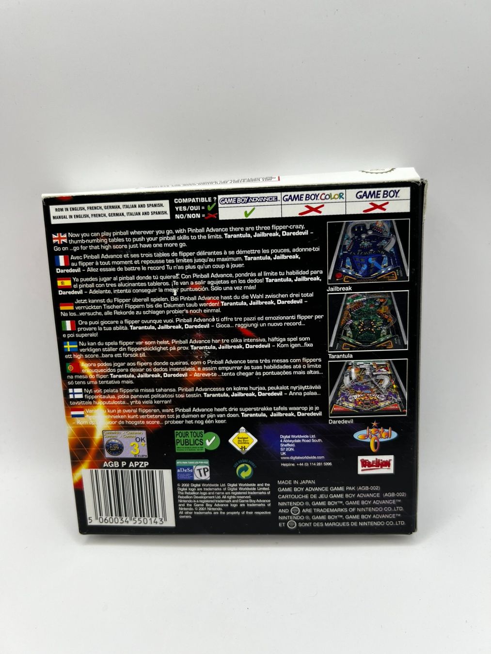 Giochi: Pinball Advance OVP - Gameboy Advance – Usato da Frauenfeld venduto da bigauditor 1