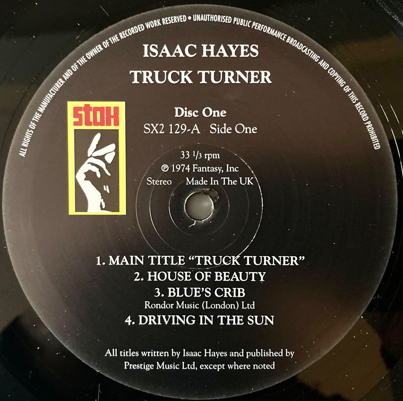 Dischi in vinile: ISAAC HAYES - TRUCK TURNER – Usato da Poliez-Pittet venduto da Newtown-Records 2
