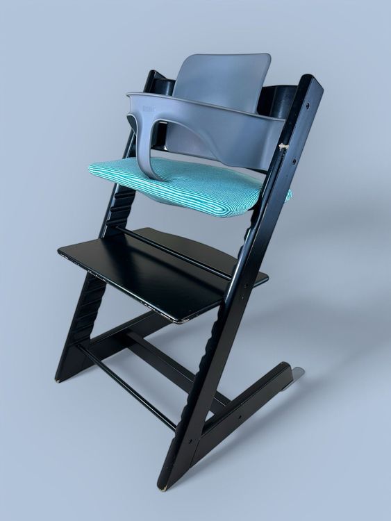 Stokke® Tripp Trapp inkl. Babyset & Kissen / Schwarz 1